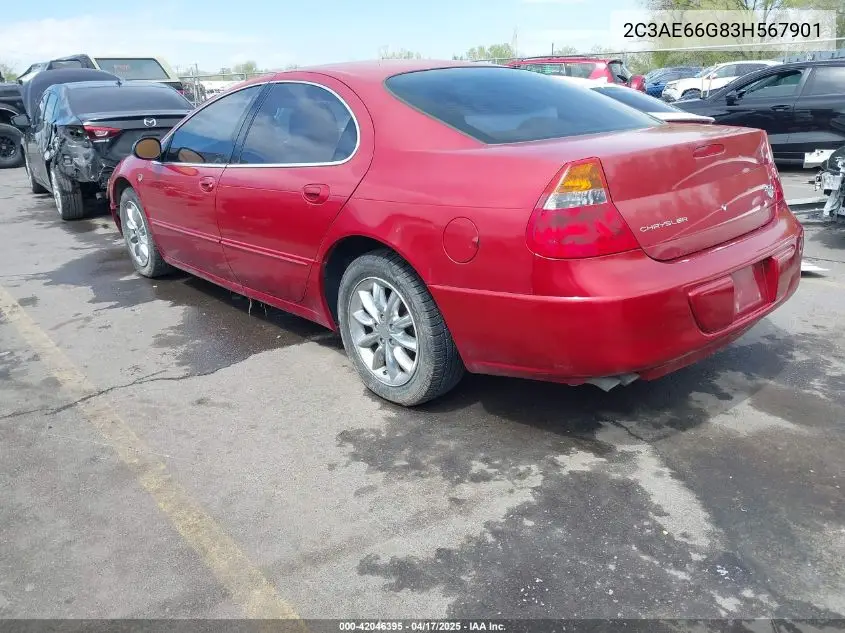 2003 Chrysler 300M VIN: 2C3AE66G83H567901 Lot: 42046395