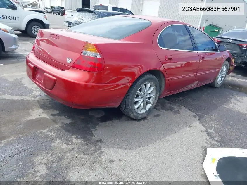 2003 Chrysler 300M VIN: 2C3AE66G83H567901 Lot: 42046395