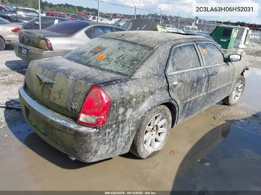 2006 Chrysler 300M VIN: 2C3LA63H06H52031 Lot: 42234376