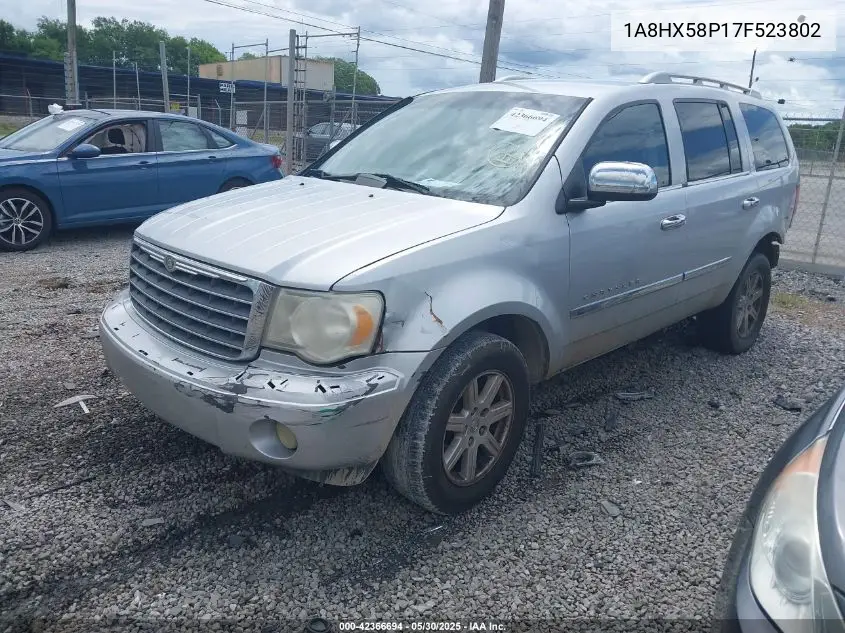 2007 Chrysler Aspen Limited VIN: 1A8HX58P17F523802 Lot: 42366694