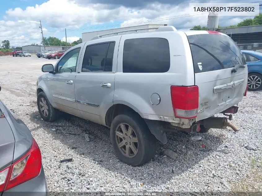 2007 Chrysler Aspen Limited VIN: 1A8HX58P17F523802 Lot: 42366694