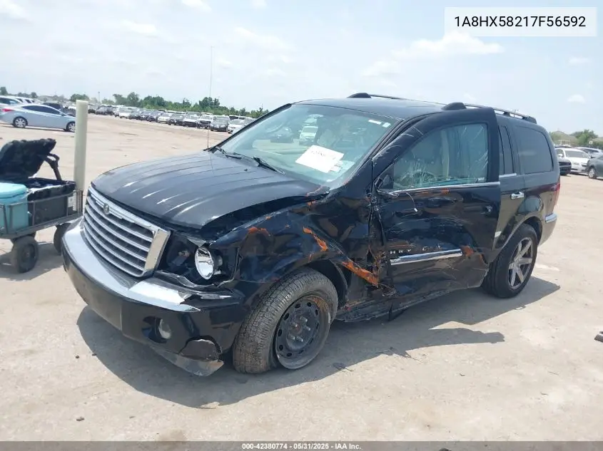 2007 Chrysler Aspen Limited VIN: 1A8HX58217F56592 Lot: 42380774