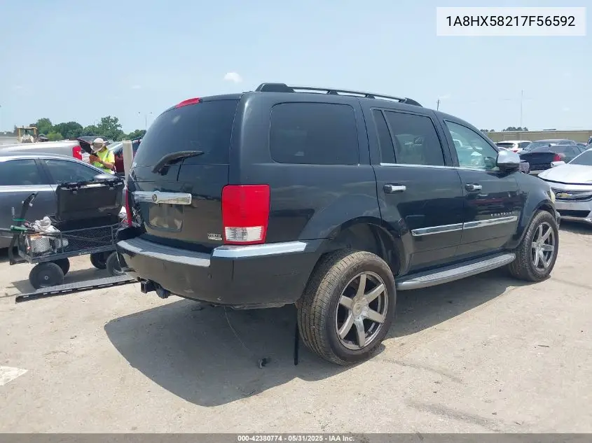 2007 Chrysler Aspen Limited VIN: 1A8HX58217F56592 Lot: 42380774
