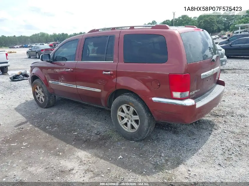 2007 Chrysler Aspen Limited VIN: 1A8HX58P07F575423 Lot: 42400438
