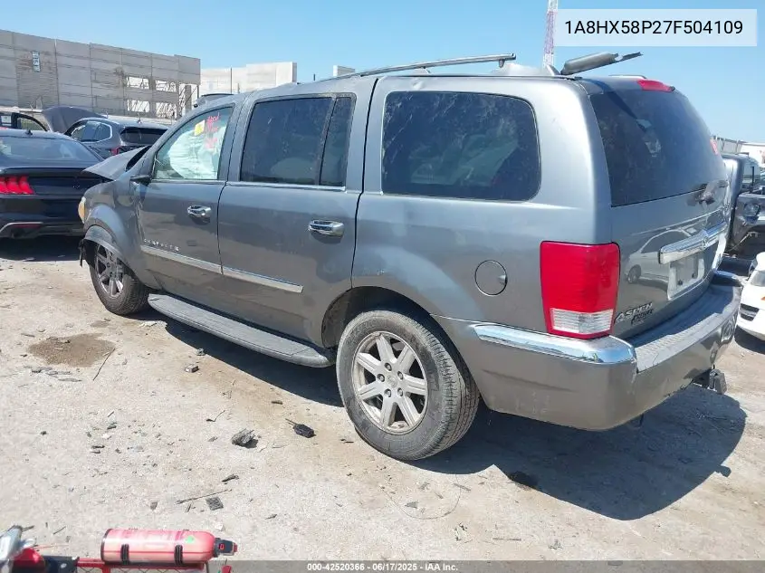 2007 Chrysler Aspen Limited VIN: 1A8HX58P27F504109 Lot: 42520366
