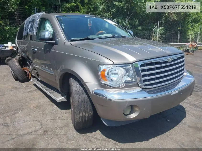 2007 Chrysler Aspen Limited VIN: 1A8HX58P67F554219 Lot: 42565163