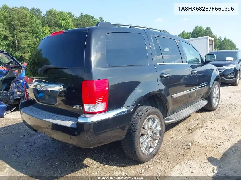 2007 Chrysler Aspen Limited VIN: 1A8HX58287F560396 Lot: 42590827