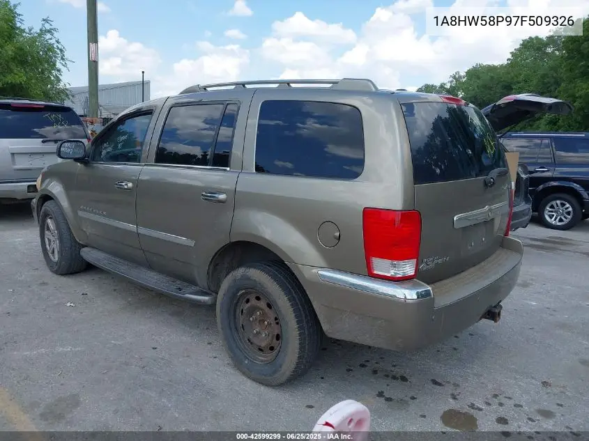 2007 Chrysler Aspen Limited VIN: 1A8HW58P97F509326 Lot: 42599299