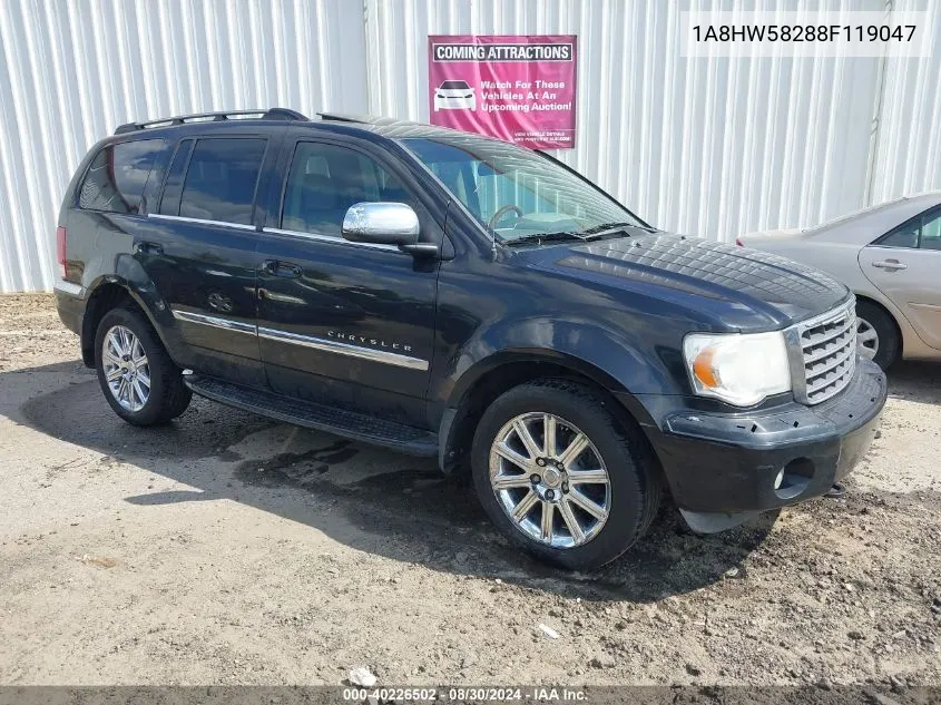 2008 Chrysler Aspen Limited VIN: 1A8HW58288F119047 Lot: 40226502