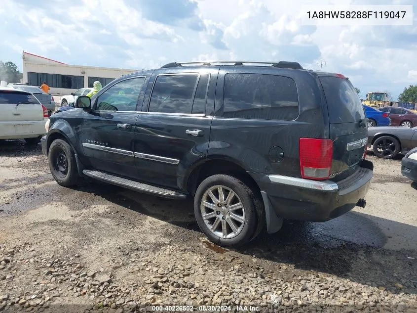 2008 Chrysler Aspen Limited VIN: 1A8HW58288F119047 Lot: 40226502