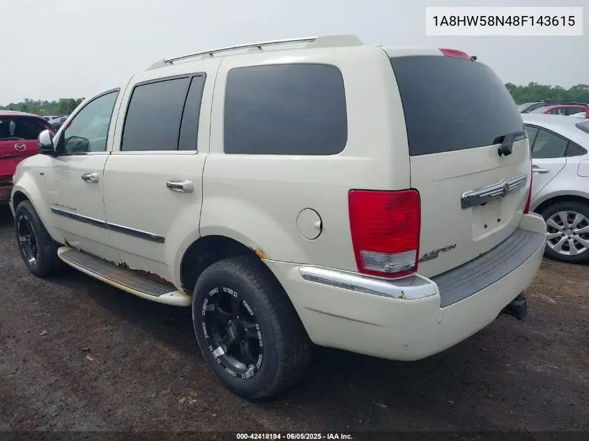2008 Chrysler Aspen Limited VIN: 1A8HW58N48F143615 Lot: 42418194