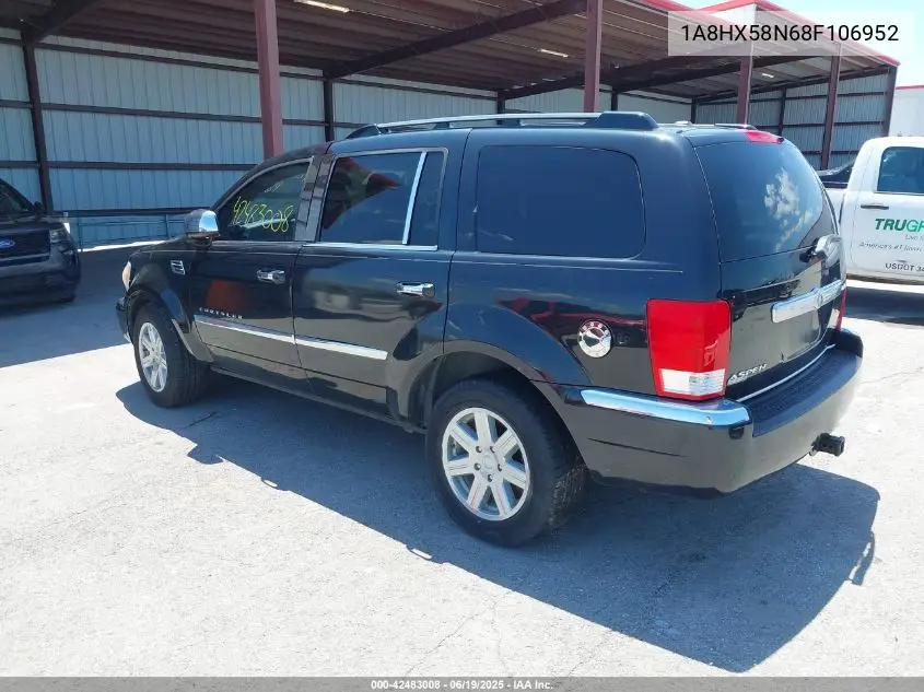 2008 Chrysler Aspen Limited VIN: 1A8HX58N68F106952 Lot: 42483008