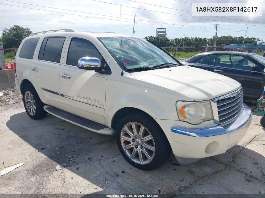 2008 Chrysler Aspen Limited VIN: 1A8HX582X8F142617 Lot: 42517882