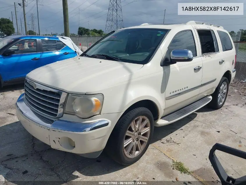 2008 Chrysler Aspen Limited VIN: 1A8HX582X8F142617 Lot: 42517882