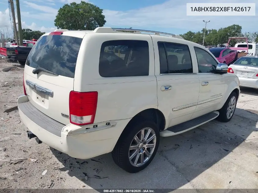 2008 Chrysler Aspen Limited VIN: 1A8HX582X8F142617 Lot: 42517882