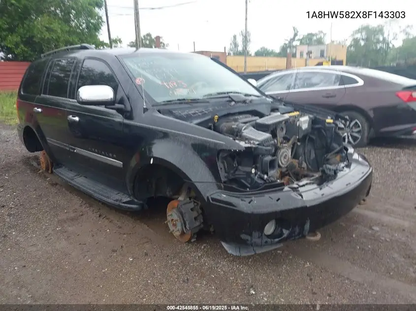 2008 Chrysler Aspen Limited VIN: 1A8HW582X8F143303 Lot: 42545855