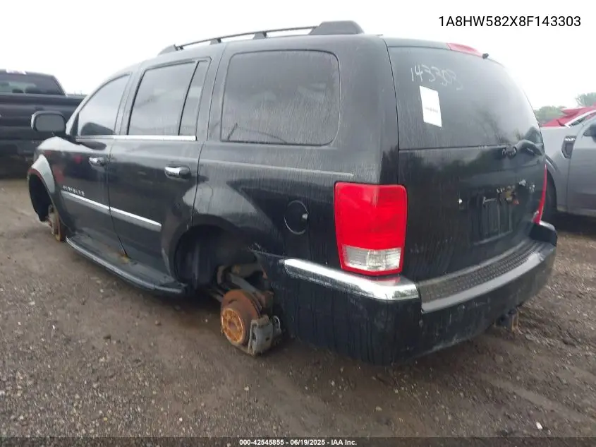 2008 Chrysler Aspen Limited VIN: 1A8HW582X8F143303 Lot: 42545855