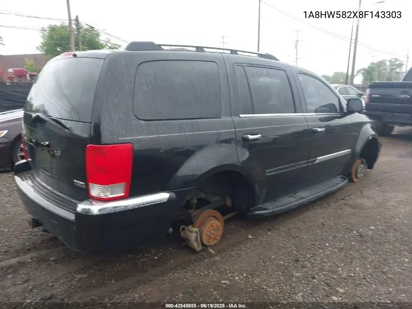 2008 Chrysler Aspen Limited VIN: 1A8HW582X8F143303 Lot: 42545855