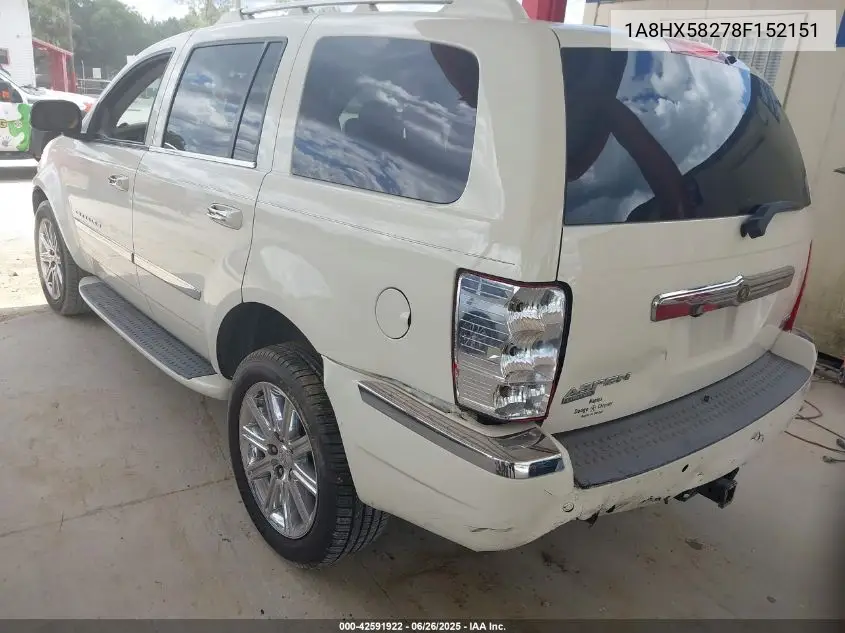 2008 Chrysler Aspen Limited VIN: 1A8HX58278F152151 Lot: 42591922