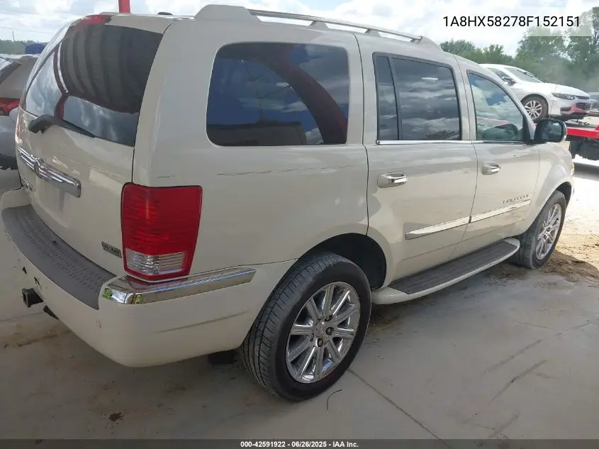 2008 Chrysler Aspen Limited VIN: 1A8HX58278F152151 Lot: 42591922