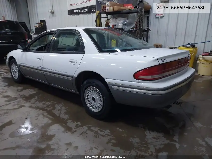 1993 Chrysler Concorde VIN: 2C3EL56F6PH643680 Lot: 42051012