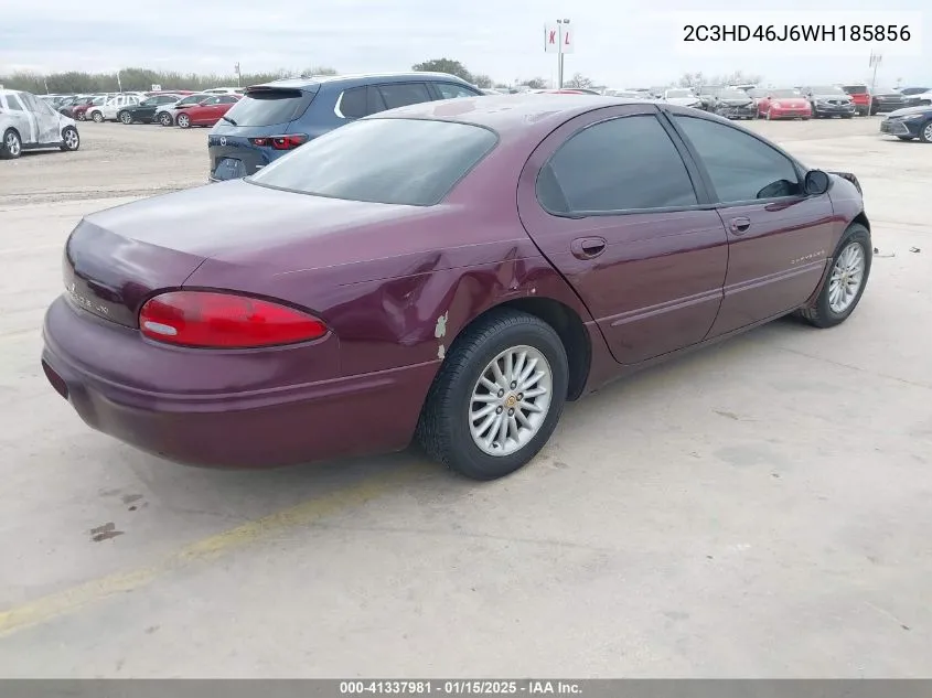 1998 Chrysler Concorde Lx VIN: 2C3HD46J6WH185856 Lot: 41337981
