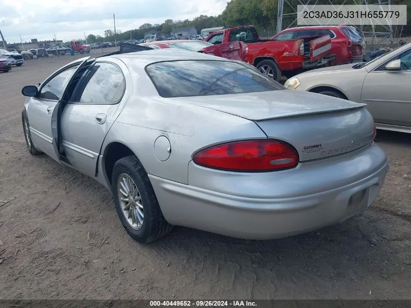 2001 Chrysler Concorde Lxi VIN: 2C3AD36J31H655779 Lot: 40449652