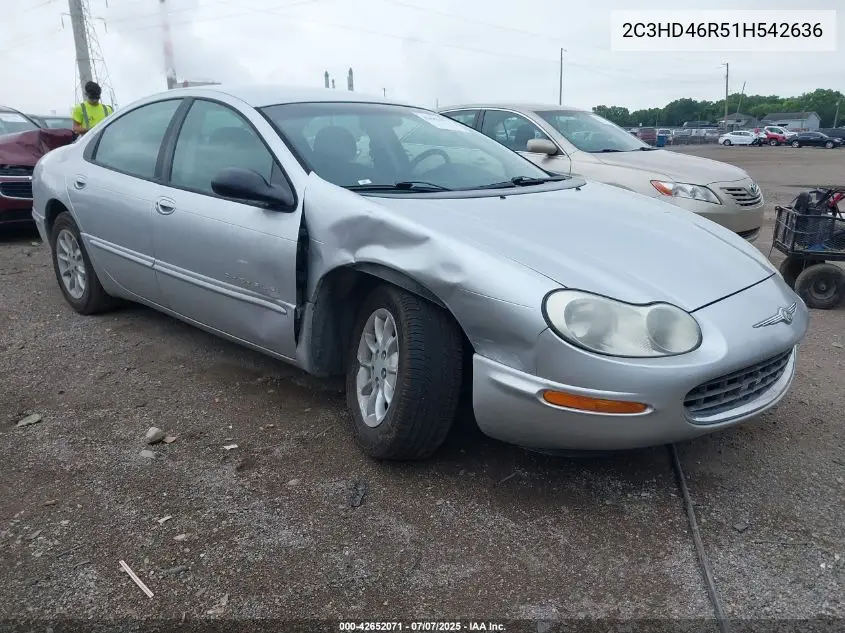 2c3hd46r51h542636 2C3HD46R51H542636 2001 Chrysler Concorde Lx