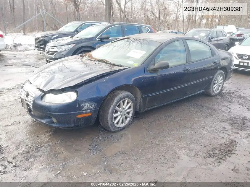 2002 Chrysler Concorde Lx VIN: 2C3HD46R42H309381 Lot: 41644202