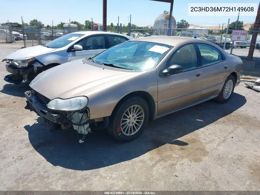 2002 Chrysler Concorde Lxi VIN: 2C3HD36M72H149608 Lot: 42730951