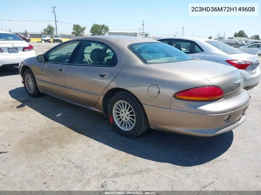 2002 Chrysler Concorde Lxi VIN: 2C3HD36M72H149608 Lot: 42730951
