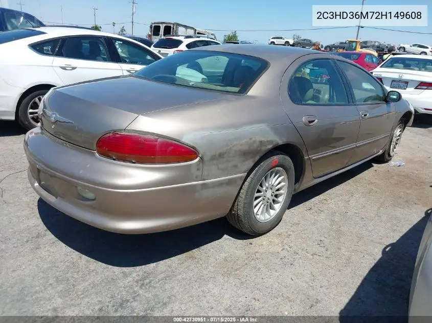 2002 Chrysler Concorde Lxi VIN: 2C3HD36M72H149608 Lot: 42730951