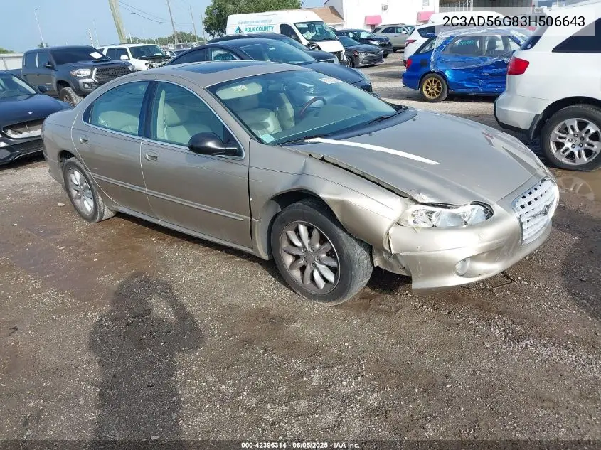 2c3ad56g83h506643 2C3AD56G83H506643 2003 Chrysler Concorde Limited