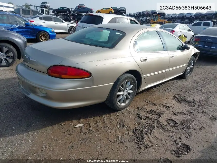 2c3ad56g83h506643 2C3AD56G83H506643 2003 Chrysler Concorde Limited