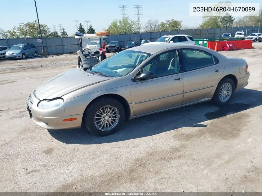 2004 Chrysler Concorde Lx VIN: 2C3HD46R04H670089 Lot: 42104959