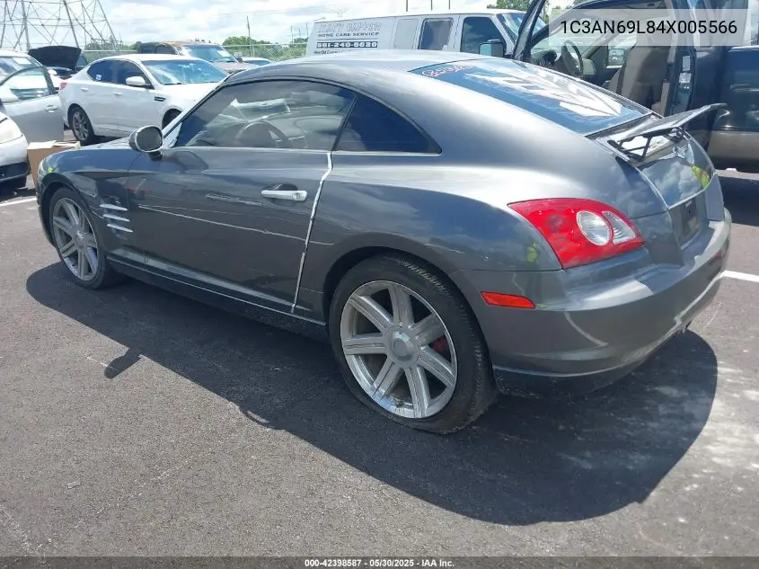 2004 Chrysler Crossfire VIN: 1C3AN69L84X005566 Lot: 42398587