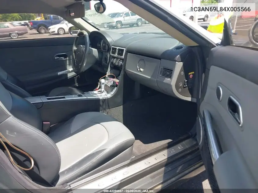 2004 Chrysler Crossfire VIN: 1C3AN69L84X005566 Lot: 42398587