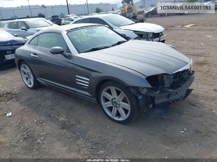 2004 Chrysler Crossfire VIN: 1C3AN69L54X001183 Lot: 42549739