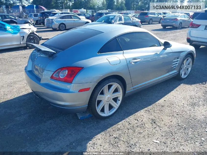 2004 Chrysler Crossfire Limited VIN: 1C3AN69L94X007133 Lot: 42620641