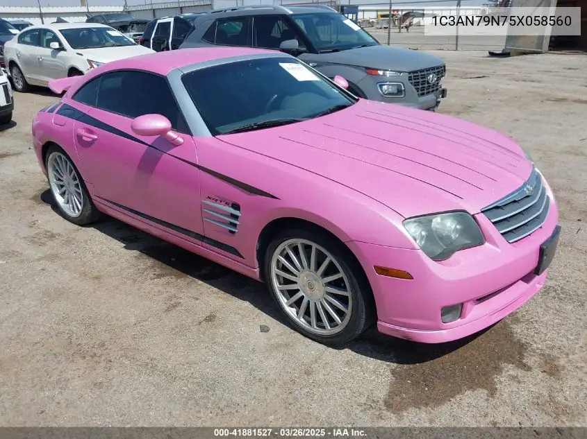 2005 Chrysler Crossfire Srt-6 VIN: 1C3AN79N75X058560 Lot: 41881527