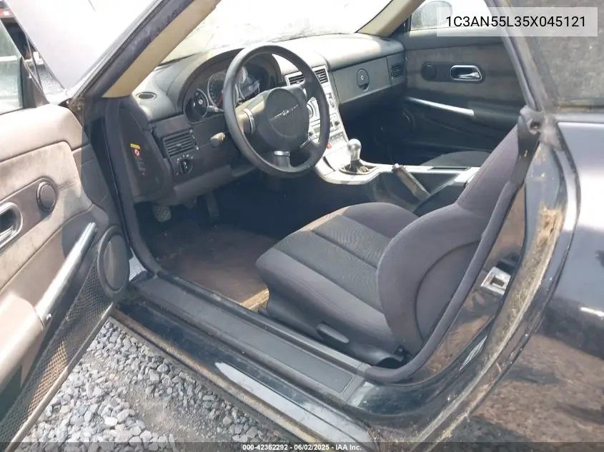 2005 Chrysler Crossfire VIN: 1C3AN55L35X045121 Lot: 42362292
