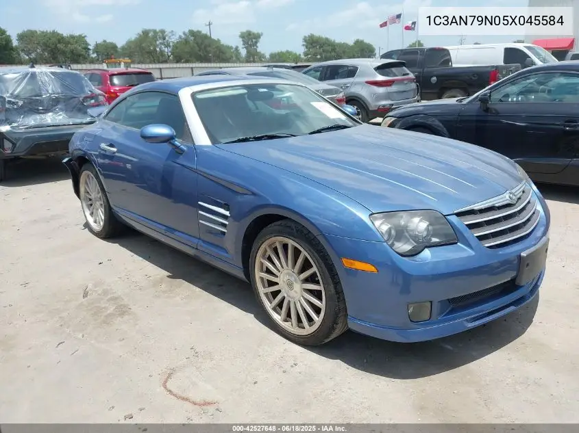2005 Chrysler Crossfire Srt-6 VIN: 1C3AN79N05X045584 Lot: 42527648