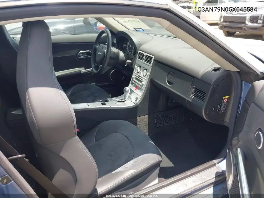 2005 Chrysler Crossfire Srt-6 VIN: 1C3AN79N05X045584 Lot: 42527648