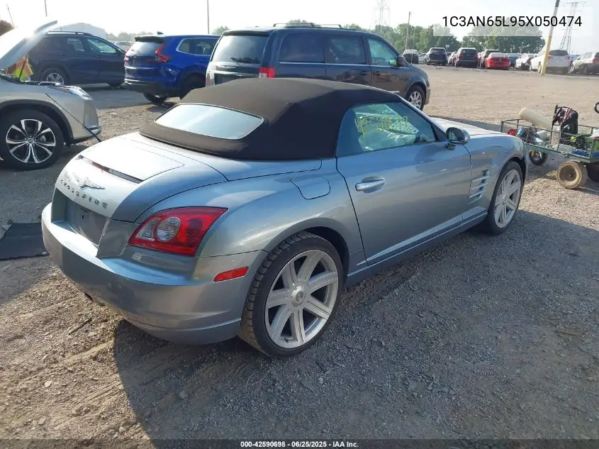 2005 Chrysler Crossfire Limited VIN: 1C3AN65L95X050474 Lot: 42590698