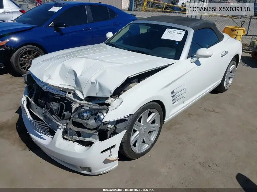 2005 Chrysler Crossfire Limited VIN: 1C3AN65LX5X039158 Lot: 42620480