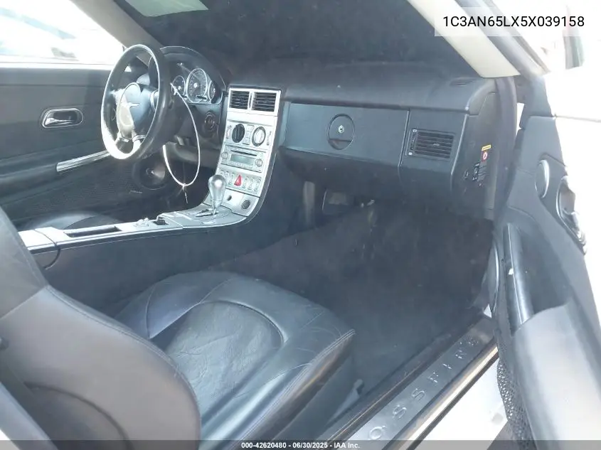 2005 Chrysler Crossfire Limited VIN: 1C3AN65LX5X039158 Lot: 42620480