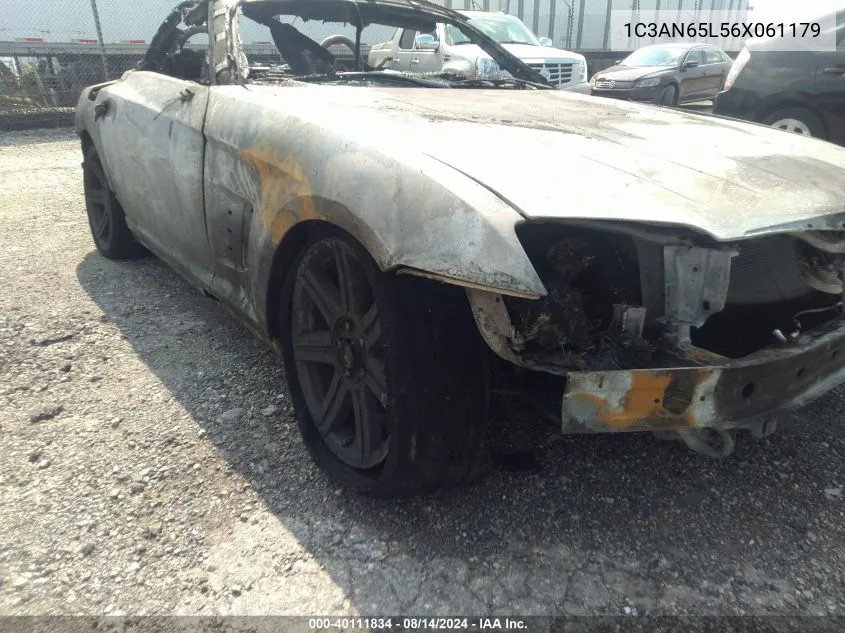 2006 Chrysler Crossfire Limited VIN: 1C3AN65L56X061179 Lot: 40111834