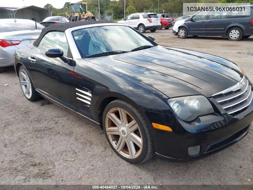 2006 Chrysler Crossfire Limited VIN: 1C3AN65L96X066031 Lot: 40484027