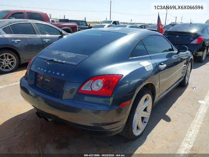 2006 Chrysler Crossfire Limited VIN: 1C3AN69LX6X066596 Lot: 42315568