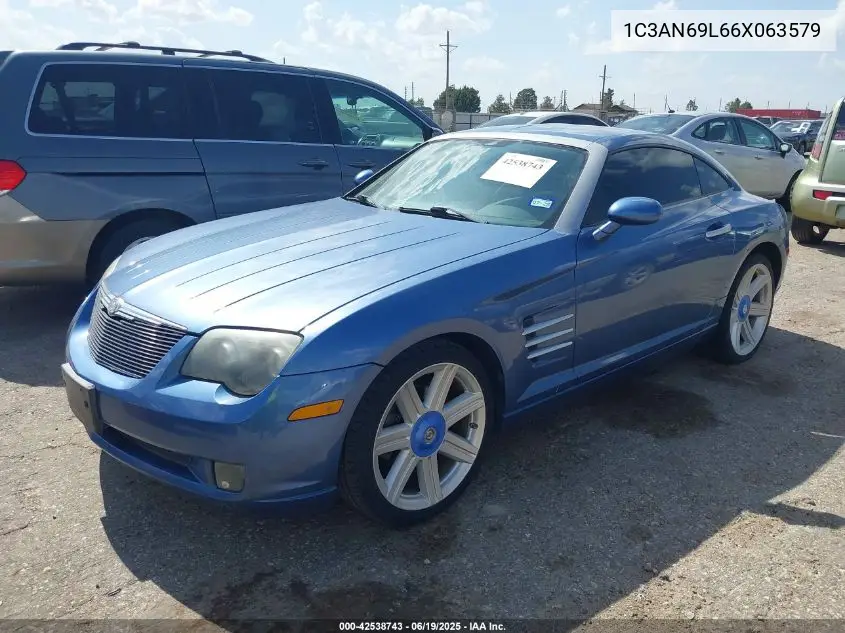 2006 Chrysler Crossfire Limited VIN: 1C3AN69L66X063579 Lot: 42538743